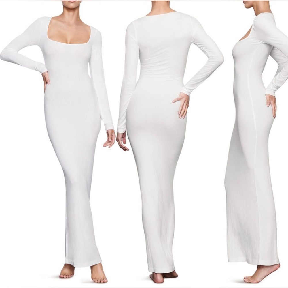 SKIMS Soft Lounge Long Sleeve Dress
